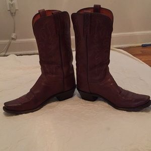 Lucchese leather boots